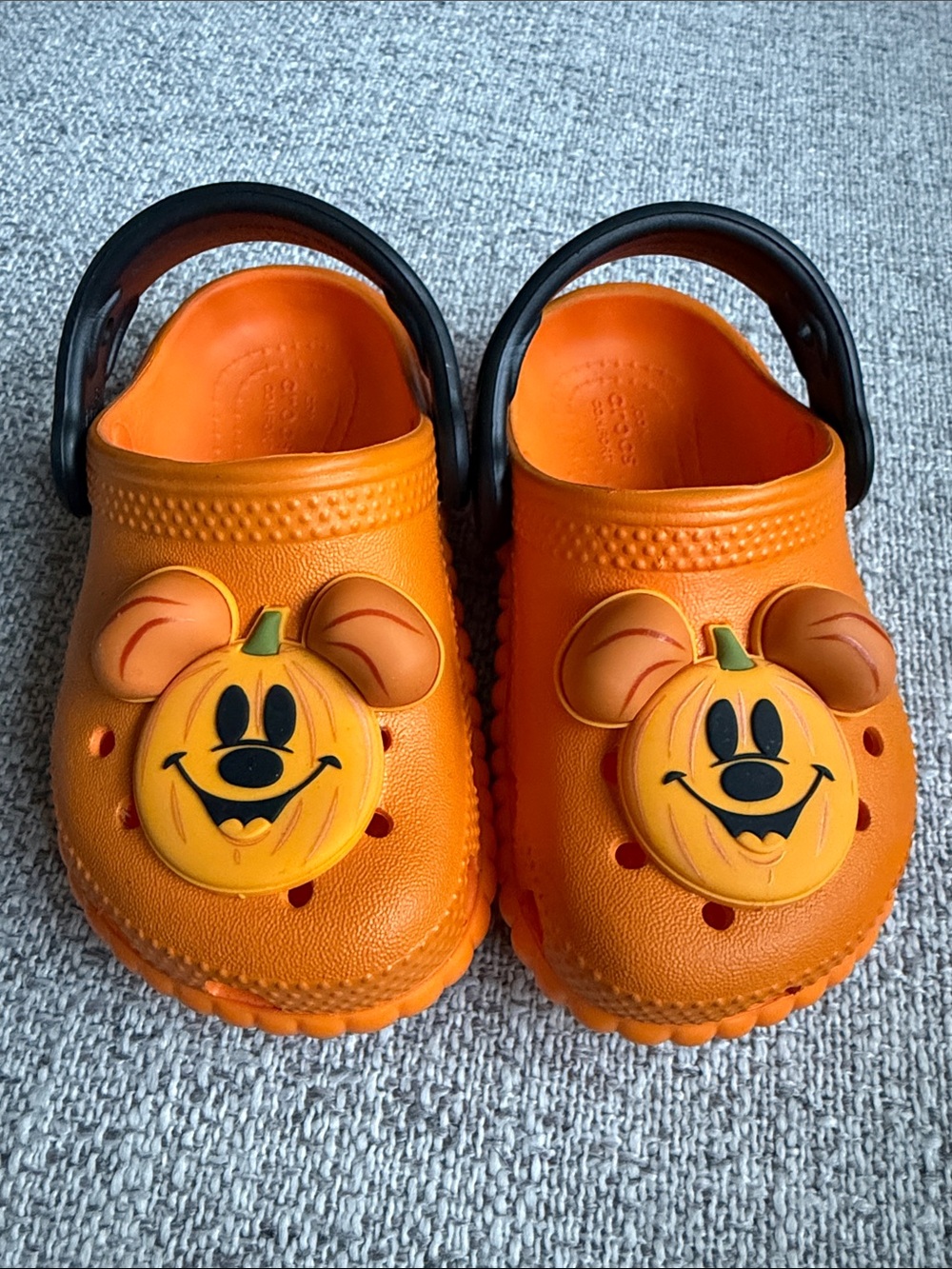 Disney Parks Halloween Mickey Pumpkin Crocs- C6